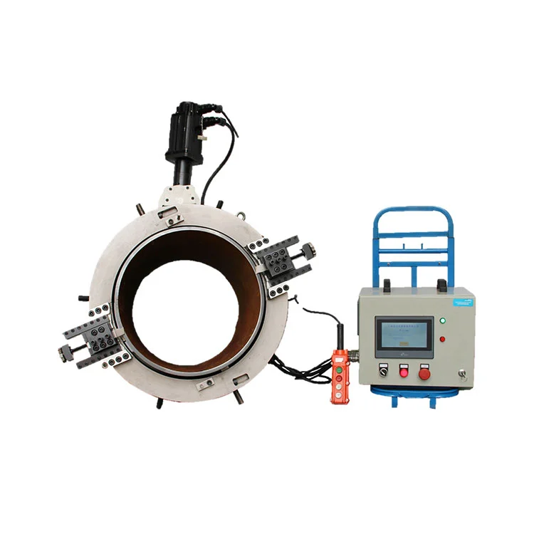 Machine de chanfreinage de coupe à pince externe à servomoteur